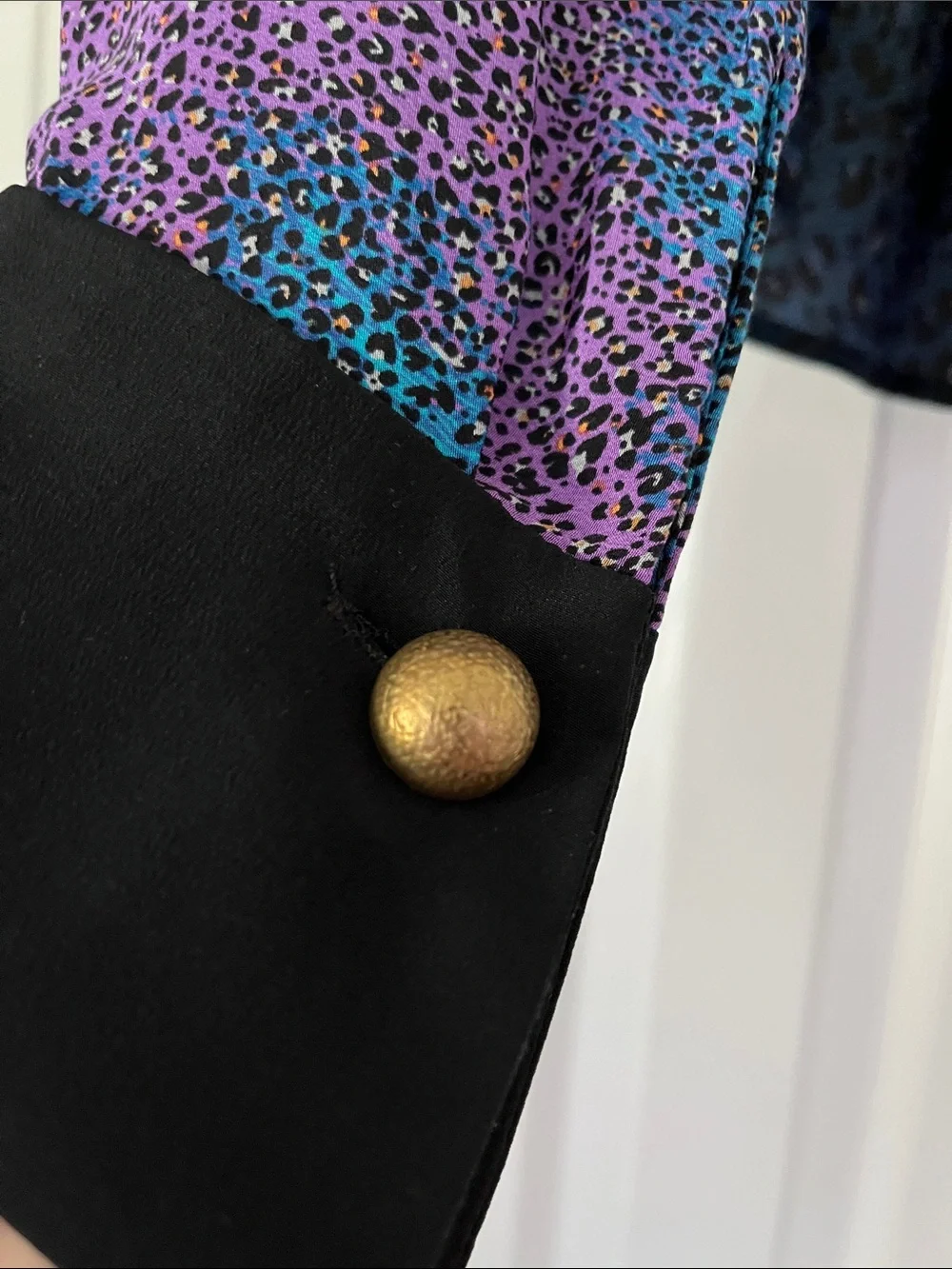 Nanette Lepore Leopard Print ButtonUp Blouse - Picture 7 of 9